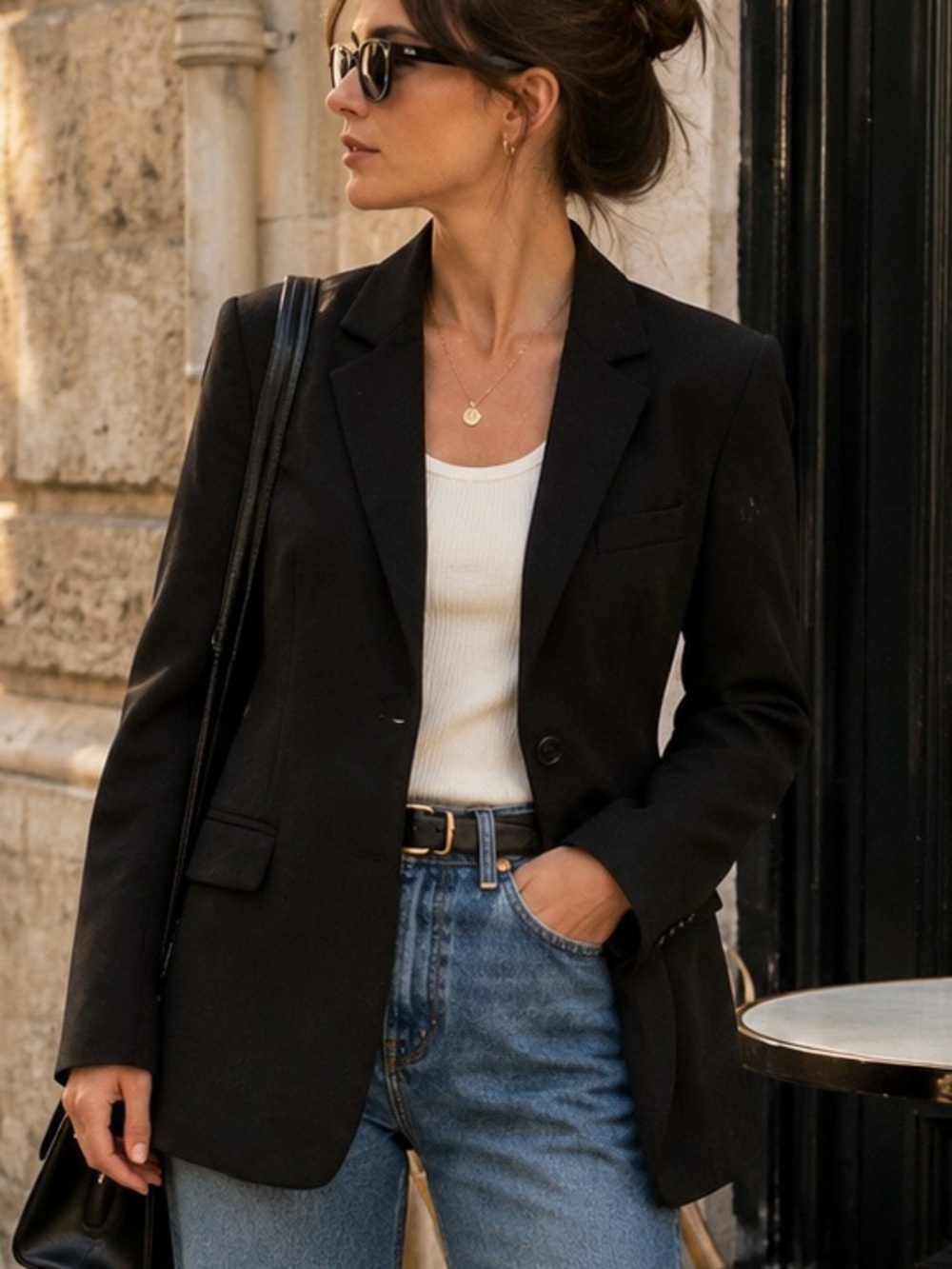 Babaton Tailored One-Button Blazer - size 2